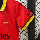 Kit Infantil Milan 25/26 Co-Branded Edition - Vermelho