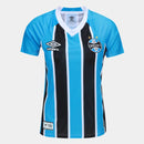 Camisa Grêmio I 25/26 Torcedor - Feminina - Azul+Preto