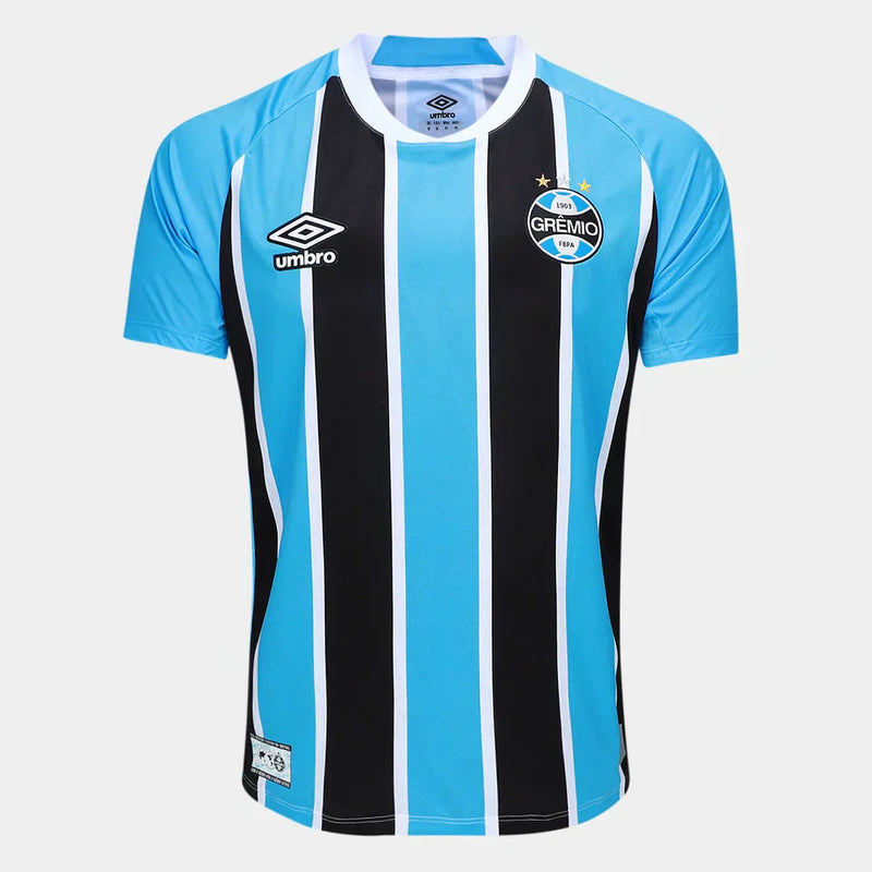 Camisa Grêmio I 25/26- Torcedor- Masculina - Azul+Preto