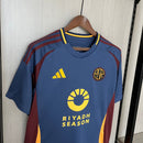 Camisa Roma III 24/25 -Masculina- Torcedor-Azul e Amarela