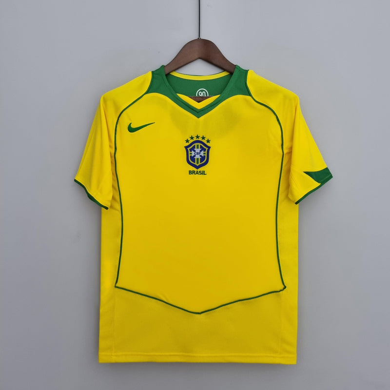 Camisa Retrô Brasil I 2004- Masculina- Torcedor