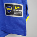 Camisa Manga Longa Boca Juniors 03/04 - Masculina- Torcedor-Azul e Amarelo