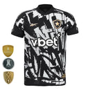 Camisa Botafogo 4th 25/26 - Preta e Branca com Patrocínio