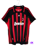 Camisa Milan Retrô 2006/2007 -Vermelha e Preta