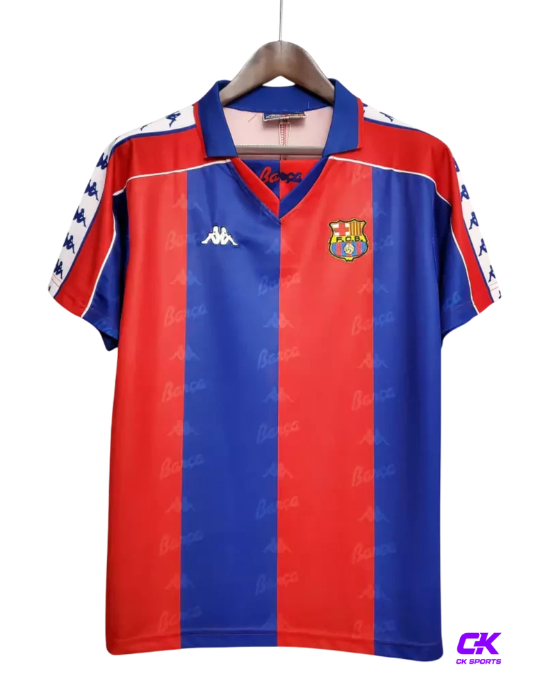 Camisa Barcelona Retrô 1992/1995 -Azul e Vermelha