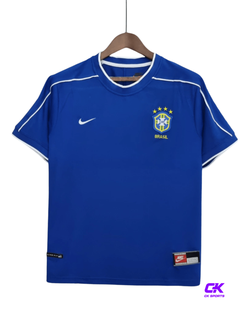 Camisa Retrô Brasil  1998- Azul