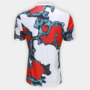 Camisa Bayern Munchen Pré Jogo 25/26- Masculina -Torcedor-Branco+Vermelho