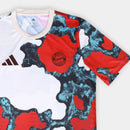 Camisa Bayern Munchen Pré Jogo 25/26- Masculina -Torcedor-Branco+Vermelho