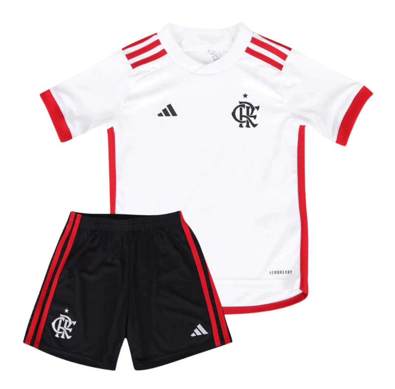 Kit Infantil Flamengo ll 24/25 Branco