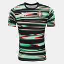 Camisa  Portugal Pré Jogo 25/26 - Torcedor -Masculina - Preto+verde