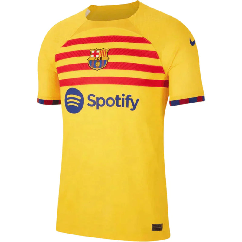 Camisa Barcelona II 24/25 - Masculina- Torcedor- Amarela e Vermelho