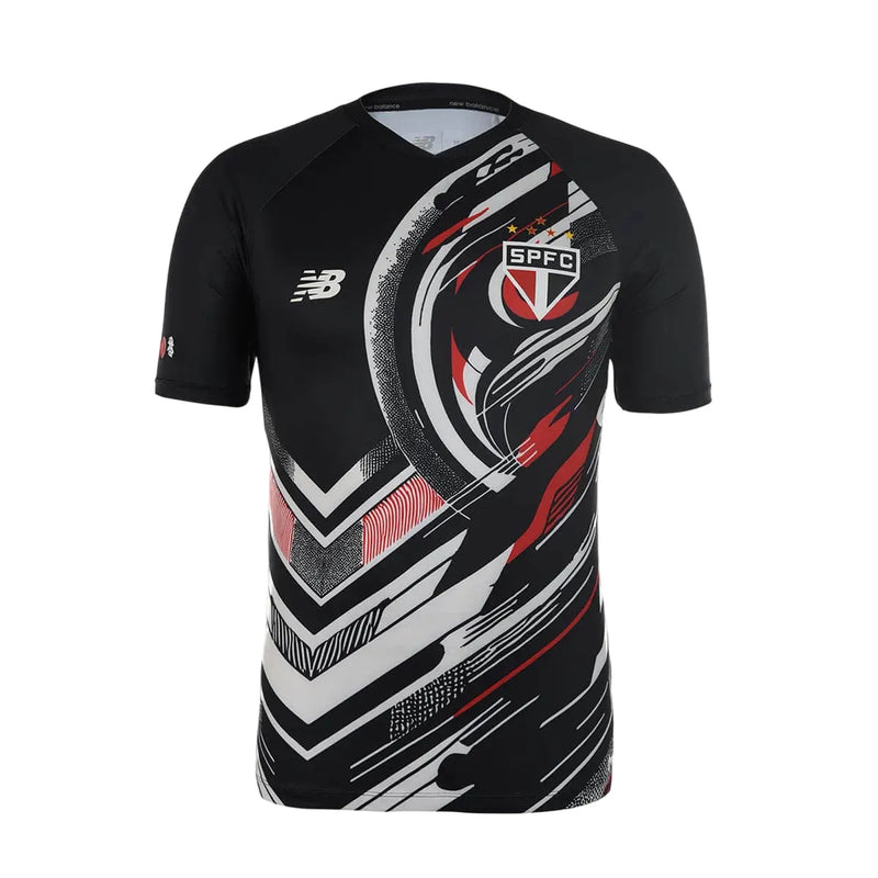 Camisa São Paulo Pré-Jogo 25/26 -Masculina- Torcedor- Preta