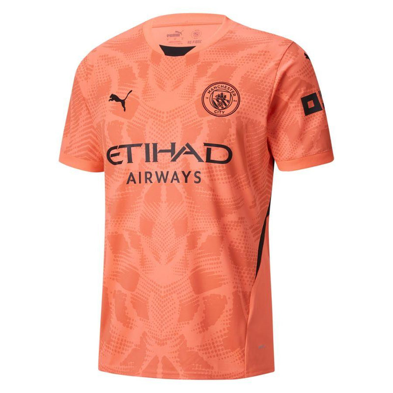 Camisa Manchester City Goleiro 24/25 -Torcedor -Masculina-Laranja