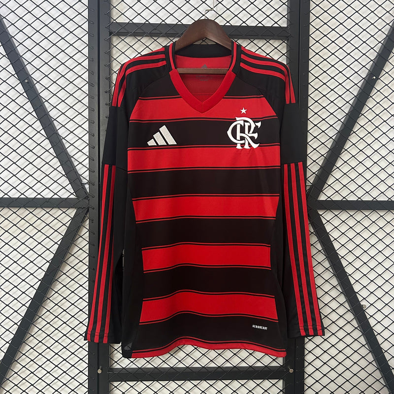 Camisa Flamengo Manga Longa I 25/26 - Torcedor