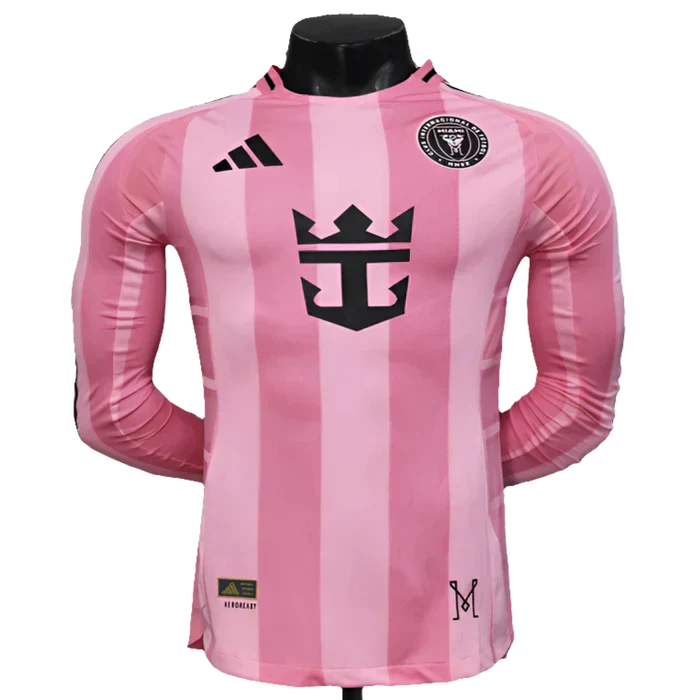 Camisa Inter Miami Manga Longa I 25/26 -Masculina-Jogador