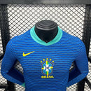 Camisa Manga Longa  Brasil II 24/25 -Masculina-Jogador - Azul