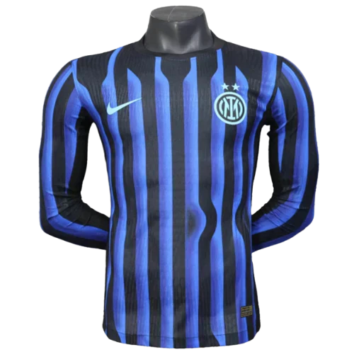 Camisa Inter de Milão Manga Longa I 25/26- Masculina- Jogador