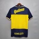 Camisa Boca Juniors Retrô 1999 -Masculina- Torcedor-Azul e Amarela