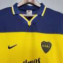 Camisa Boca Juniors Retrô 1999 -Masculina- Torcedor-Azul e Amarela