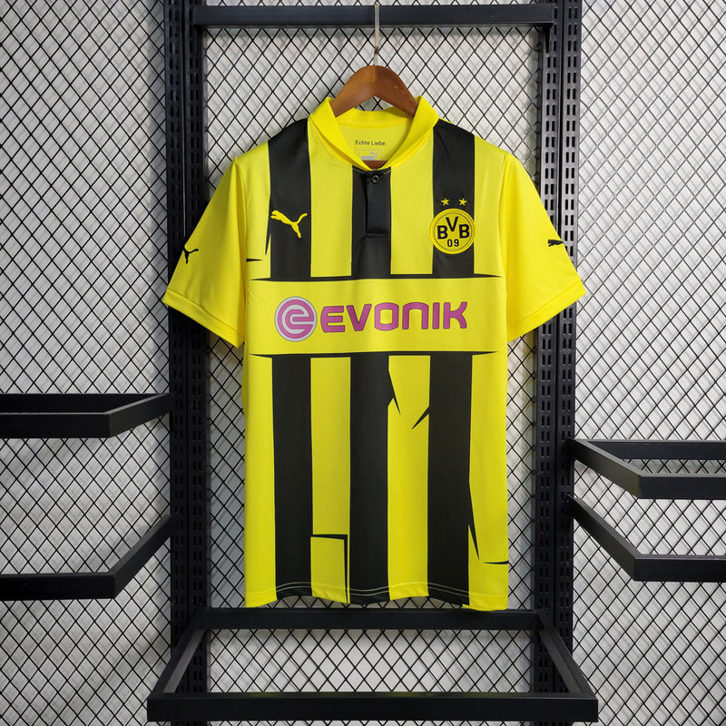 Camisa Borussia Dortmund Retrô 12/13- Masculina-Torcedor