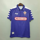 Camisa Fiorentina Retrô 1998 Roxa - Masculina- Torcedor-Fila