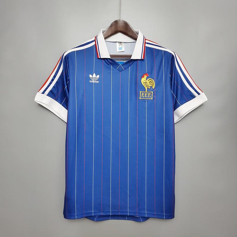 Camisa França Retrô 1982 Azul - Masculina- Torcedor
