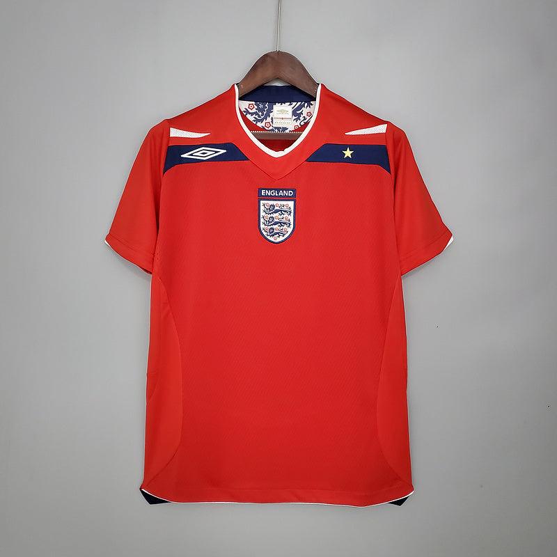 Camisa Inglaterra Retrô 2008/2009 Vermelha -Masculina- Torcedor