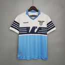 Camisa Lazio Retrô 2014 Azul e Branca - Masculina-Torcedor