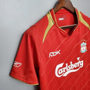 Camisa Liverpool Retrô 05/06 - Masculina-Torcedor- Vermelha