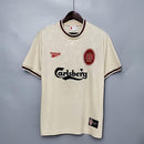 Camisa Liverpool Retrô 1996/1997 -Masculina- Torcedor-Branca