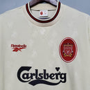 Camisa Liverpool Retrô 1996/1997 -Masculina- Torcedor-Branca