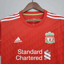 Camisa Liverpool Retrô 2010/2011 - Masculina- Torcedor-Vermelha -