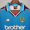 Camisa Manchester City Retrô 1997/1998-Masculina-Torcedor-Azul