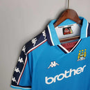 Camisa Manchester City Retrô 1997/1998-Masculina-Torcedor-Azul