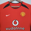 Camisa Manga Longa Manchester United 02/04 -Masculina- Torcedor-Vermelho