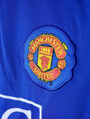 Camisa Manga Longa Manchester United 08/09- Masculina- Torcedor-Azul