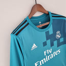 Camisa Manga Longa Real Madrid 17/18 - Masculina- Torcedor-Azul