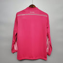 Camisa Manga Longa Real Madrid 14/15 - Masculina-Torcedor- Rosa