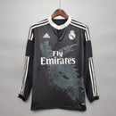 Camisa Manga Longa Real Madrid  14/15  -Masculina-Torcedor- Preto