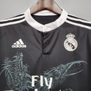 Camisa Manga Longa Real Madrid  14/15  -Masculina-Torcedor- Preto