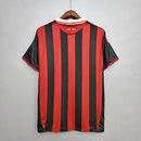 Camisa Milan Retrô 09/10  - Vermelha e Preta- Masculina- Torcedor