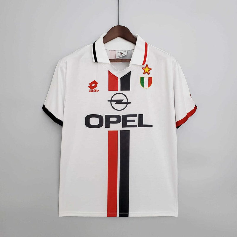 Camisa Milan Retrô 1995/1997 Branca - Masculina- Torcedor