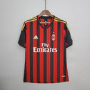 Camisa Milan Retrô 2013/2014-Masculina- Torcedor-Vermelha e Preta