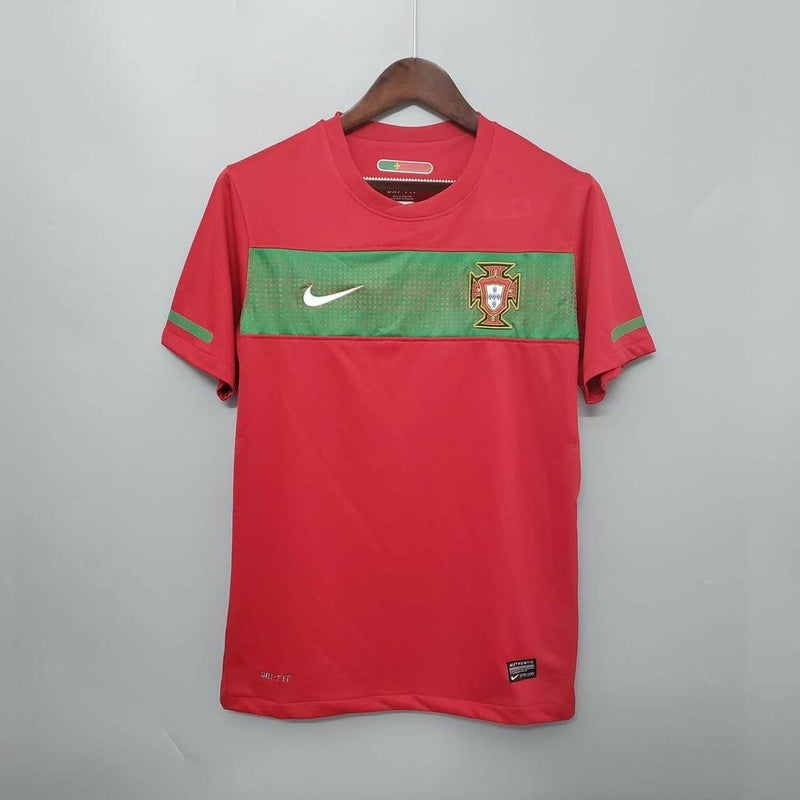 Camisa Portugal Retrô 2010 Vermelha e Verde -Masculina- Torcedor