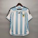 Camisa Argentina Retrô 2006 Azul e Branca- Masculina- Torcedor