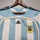 Camisa Argentina Retrô 2006 Azul e Branca- Masculina- Torcedor