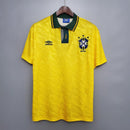 Camisa Brasil Retrô 1991/1993 Amarela - Masculina- Torcedor
