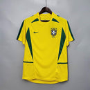 Camisa Brasil Retrô 2002 Amarela - Masculina- Torcedor
