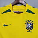Camisa Brasil Retrô 2002 Amarela - Masculina- Torcedor