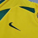Camisa Brasil Retrô 2002 Amarela - Masculina- Torcedor